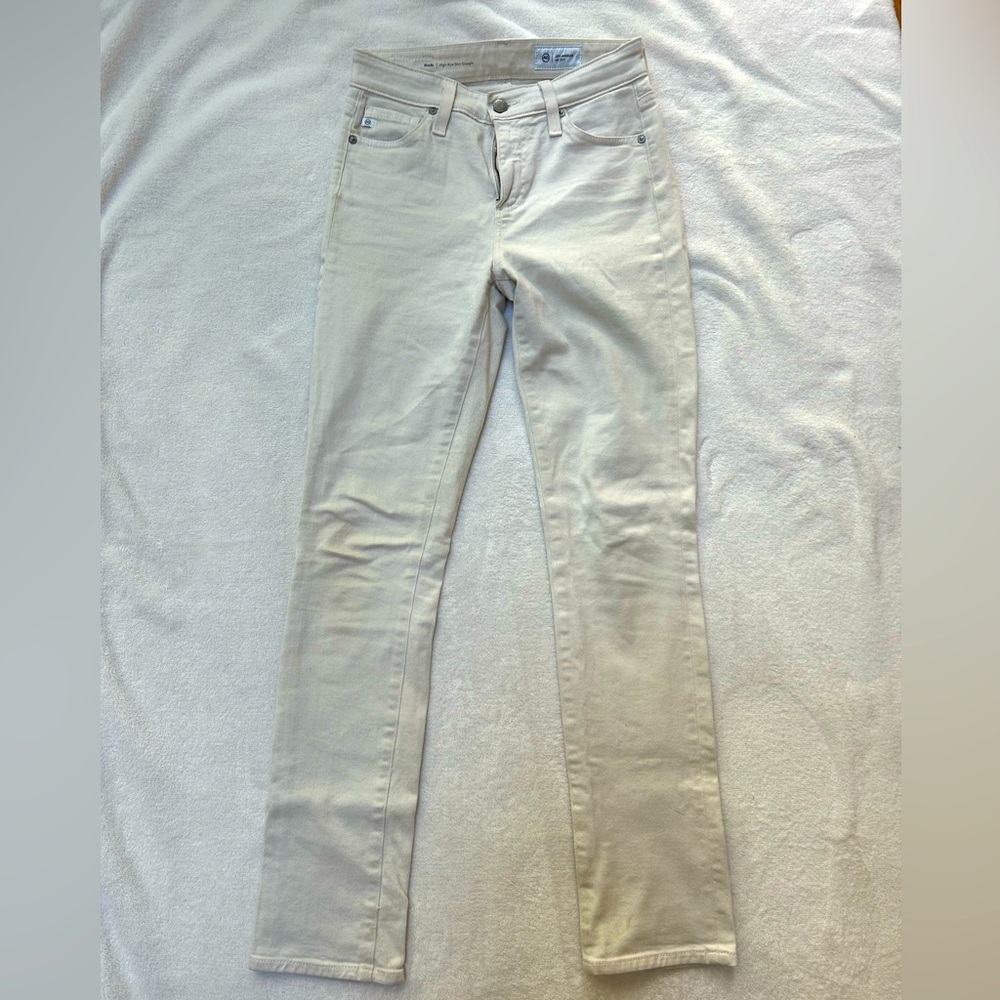 AG Mari high-rise slim straight leg jean size 25
